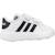 Basket bébé garçon en textile velcro classiqu Blanc white 1 - vertbaudet enfant 