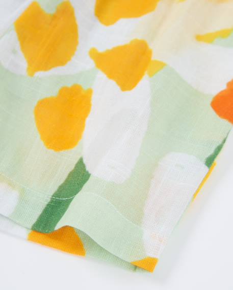 Bermuda garçon en tissu léger Vert 4 - vertbaudet enfant 