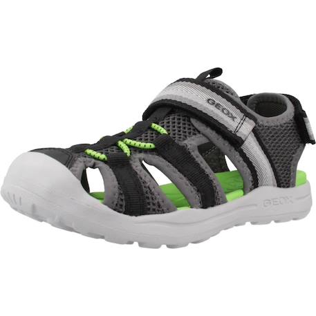 Sandales garçon modèle j vaniett boy Bleu jaune+Bleu orange+Gris 16 - vertbaudet enfant 