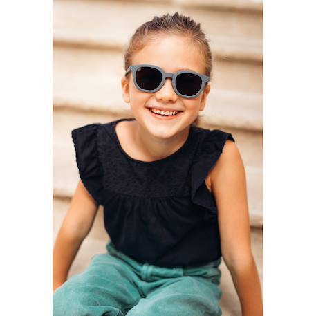 Lunettes de soleil enfant 4-6 ans Écaille léopard+Gris foncé+Gris velours+Rose poudré+Vert sauge 10 - vertbaudet enfant 