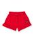 Short fille en coton avec volant au bas Rouge 1 - vertbaudet enfant 