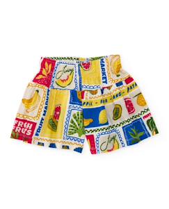 Short fille en maille d’inspiration fruitée  - vertbaudet enfant