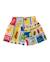 Short fille en maille d’inspiration fruitée Beige 1 - vertbaudet enfant 