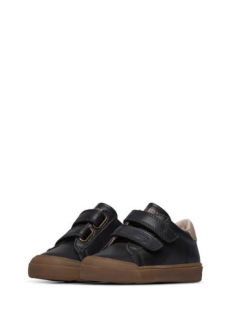 Baskets en cuir eindhoven 2 vl. Bleu foncé-+Marron-vert-+Noir-or- 15 - vertbaudet enfant 