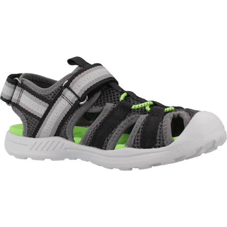 Sandales garçon modèle j vaniett boy Bleu jaune+Bleu orange+Gris 17 - vertbaudet enfant 