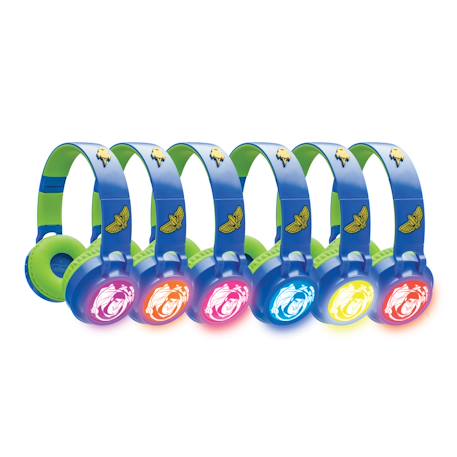 Casque lumineux pliable bluetooth et filaire toy story avec limitation du volume MULTICOLORE 2 - vertbaudet enfant 