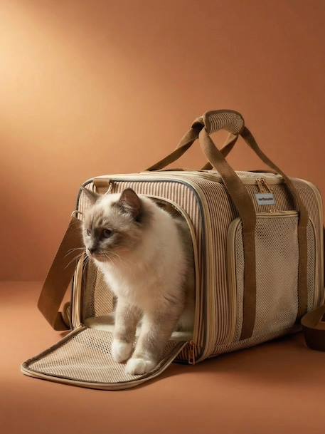 Sac à dos transport animal rayé beige 10 - vertbaudet enfant 