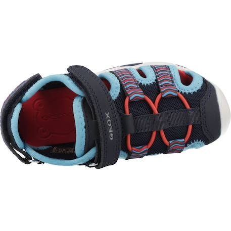 Sandales garçon modèle sandal multy Bleu+Bleu orange 6 - vertbaudet enfant 