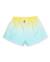Short fille en maille avec fleur imprimée Bleu 2 - vertbaudet enfant 