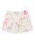 Short fille en tissu tissé avec motif palmiers all-over Blanc 2 - vertbaudet enfant 