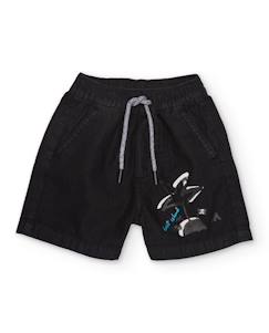 -Bermuda pour garçon en coton avec motif palmier