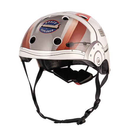 Casque velo et trottinette enfant lids astronaut Blanc/rouge 1 - vertbaudet enfant 