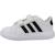 Basket bébé garçon en textile velcro classiqu Blanc white 2 - vertbaudet enfant 