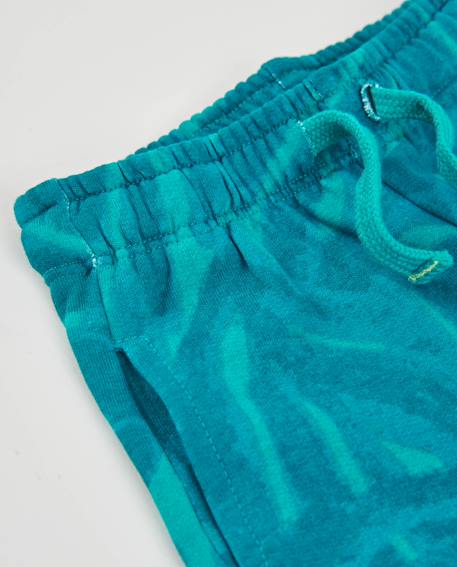 Bermuda garçon en coton avec poches latérales Bleu 3 - vertbaudet enfant 
