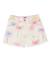 Short fille en tissu tissé avec motif palmiers all-over Blanc 1 - vertbaudet enfant 