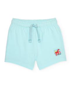 -Bermuda garçon en coton avec cordon ajustable