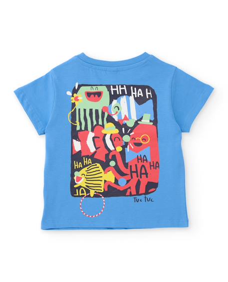 T-shirt en maille pour garçon avec motif poisson-clown Bleu 3 - vertbaudet enfant 