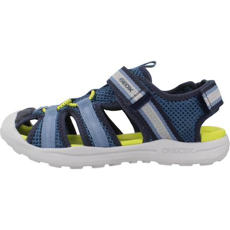 Sandales garçon modèle j vaniett boy Bleu jaune+Bleu orange+Gris 2 - vertbaudet enfant 