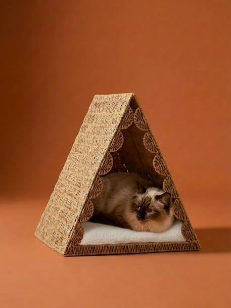 Panier animal feston tipi beige 1 - vertbaudet enfant 