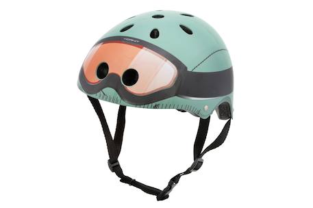 Casque velo et trottinette enfant lids military Bleu/noir 2 - vertbaudet enfant 