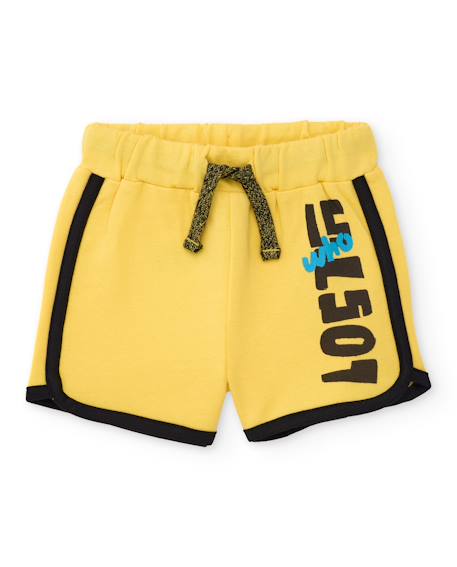 Garçon-Short-Bermuda en coton pour garçon