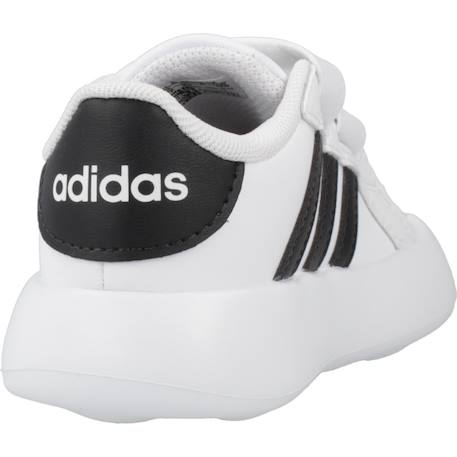Basket bébé garçon en textile velcro classiqu Blanc white 3 - vertbaudet enfant 
