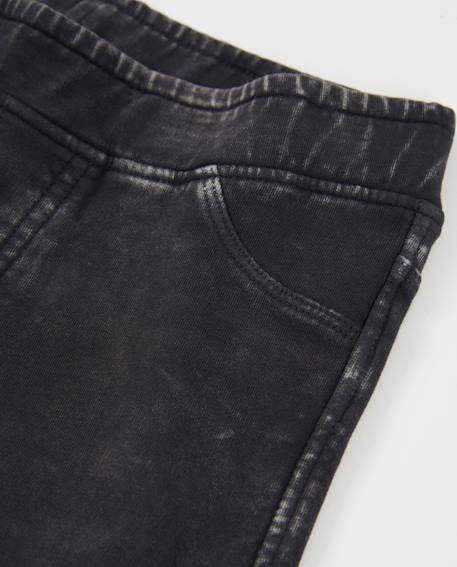 Short fille en maille effet délavé Gris 3 - vertbaudet enfant 