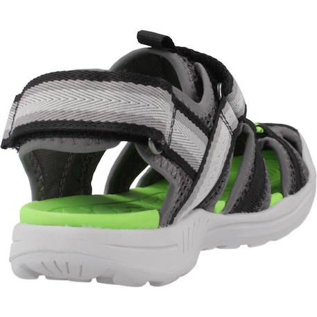Sandales garçon modèle j vaniett boy Bleu jaune+Bleu orange+Gris 15 - vertbaudet enfant 