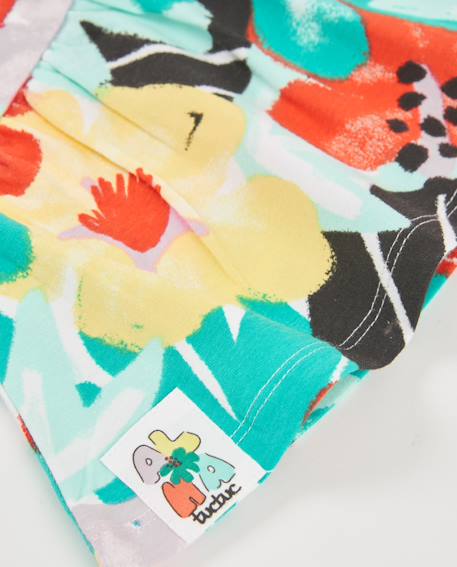 Short fille en coton avec nœud décoratif Multicolore 4 - vertbaudet enfant 