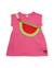 Robe fille en maille avec application de pastèque Rose 1 - vertbaudet enfant 