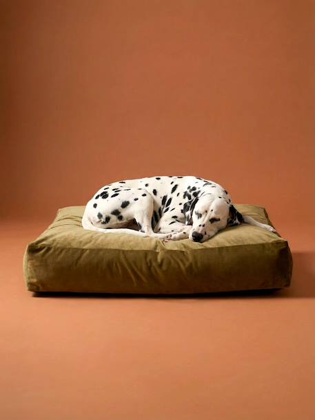 Housse matelas velours rectangle kaki 2 - vertbaudet enfant 