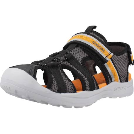 Sandales garçon modèle j vaniett boy Noir orange 4 - vertbaudet enfant 