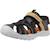 Sandales garçon modèle j vaniett boy Noir orange 4 - vertbaudet enfant 