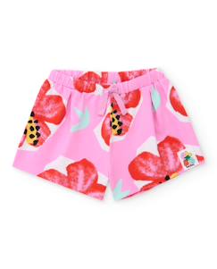 Short fille en maille avec taille élastiquée  - vertbaudet enfant