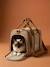 Sac à dos transport animal rayé beige 2 - vertbaudet enfant 