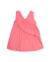 Robe pour fille en toile avec volant sur le devant Rose 1 - vertbaudet enfant 