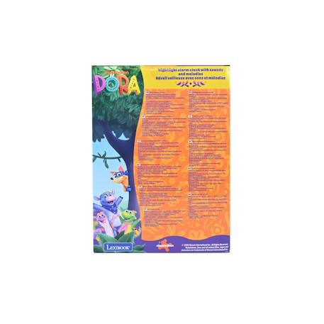 Réveil avec veilleuse dora en 3d MULTICOLORE 4 - vertbaudet enfant 