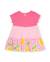 Robe fille en maille avec fleur appliquée Rose 2 - vertbaudet enfant 