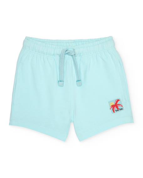 Garçon-Bermuda garçon en coton avec cordon ajustable