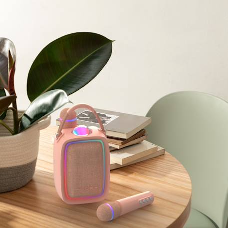 Enceinte & karaoké lumineuse - singy party rose Rose 3 - vertbaudet enfant 