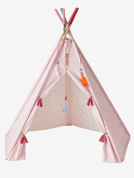 Tipi réversible Petite Sioux FSC® rose 5 - vertbaudet enfant 