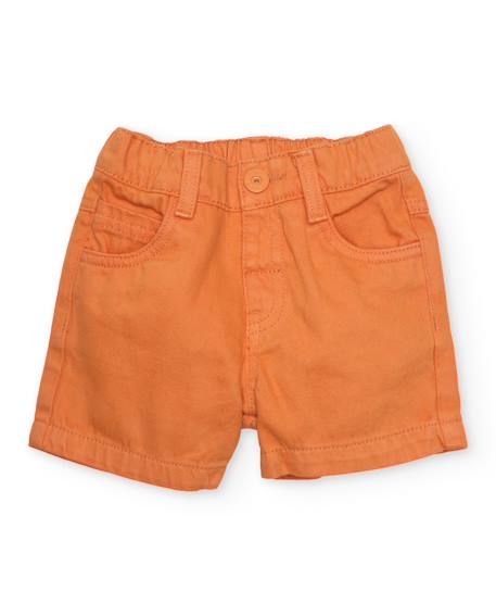 Garçon-Short-Bermuda garçon en coton avec taille élastiquée
