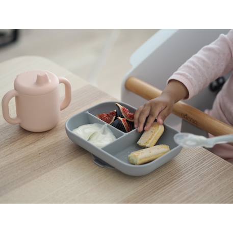 Coffret d'apprentissage 3 pièces silicone Rose 2 - vertbaudet enfant 
