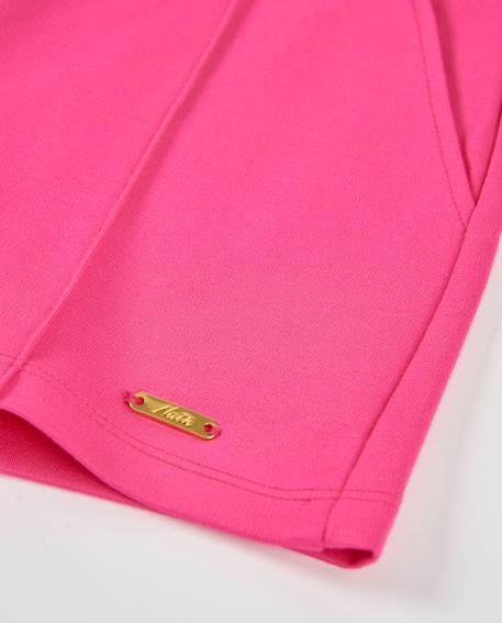 Short fille en maille au tissu léger Rose 4 - vertbaudet enfant 
