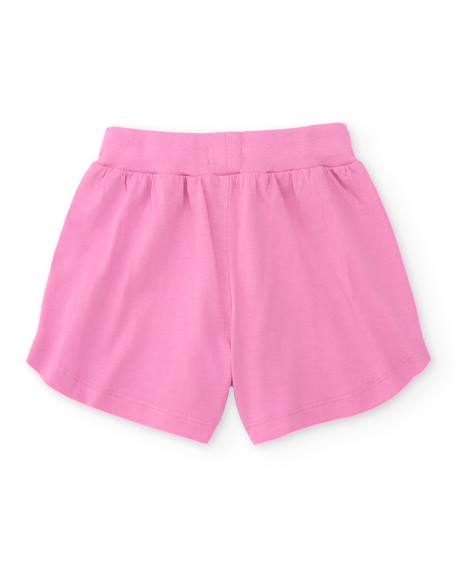 Short fille en maille à coupe ample Rose 2 - vertbaudet enfant 
