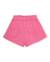 Short fille en maille avec taille à volant froncé Rose 2 - vertbaudet enfant 