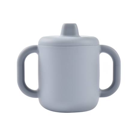Tasse d'apprentissage en silicone Barbe à papa+Galet+Vert sauge 6 - vertbaudet enfant 
