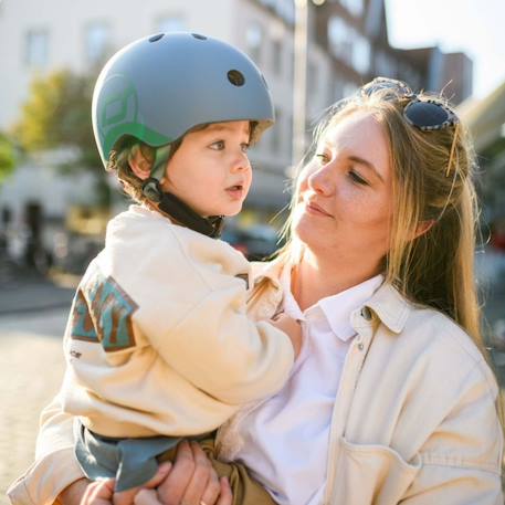 Casque steel xxs (45-51 cm) Bleu, noir, gris 3 - vertbaudet enfant 