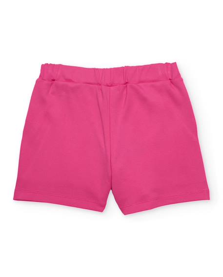 Short fille en maille au tissu léger Rose 2 - vertbaudet enfant 