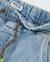 Bermuda garçon uni en tissu denim Bleu 4 - vertbaudet enfant 